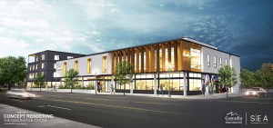 Garlington Center Concept Rendering