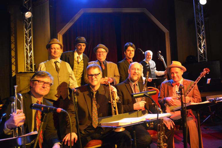 Cherry Blossom Orchestra on stage