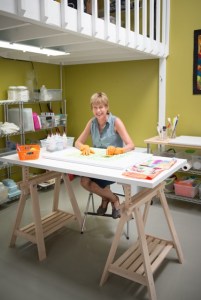 Karen Spencer at work